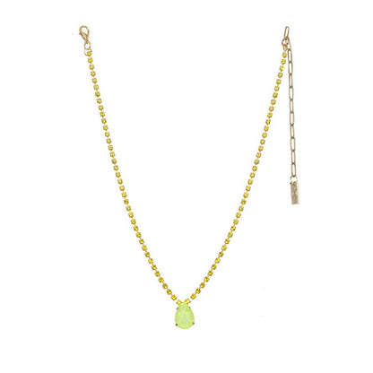 TOVA Milli Necklace in Electrics: Electric Yellow