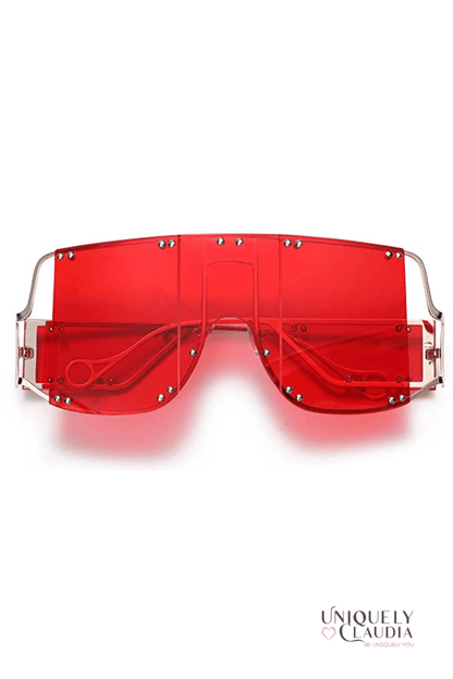 Ava Fashion Oversized Vintage Sunglasses + FREE Chain - UNIQUELY CLAUDIA